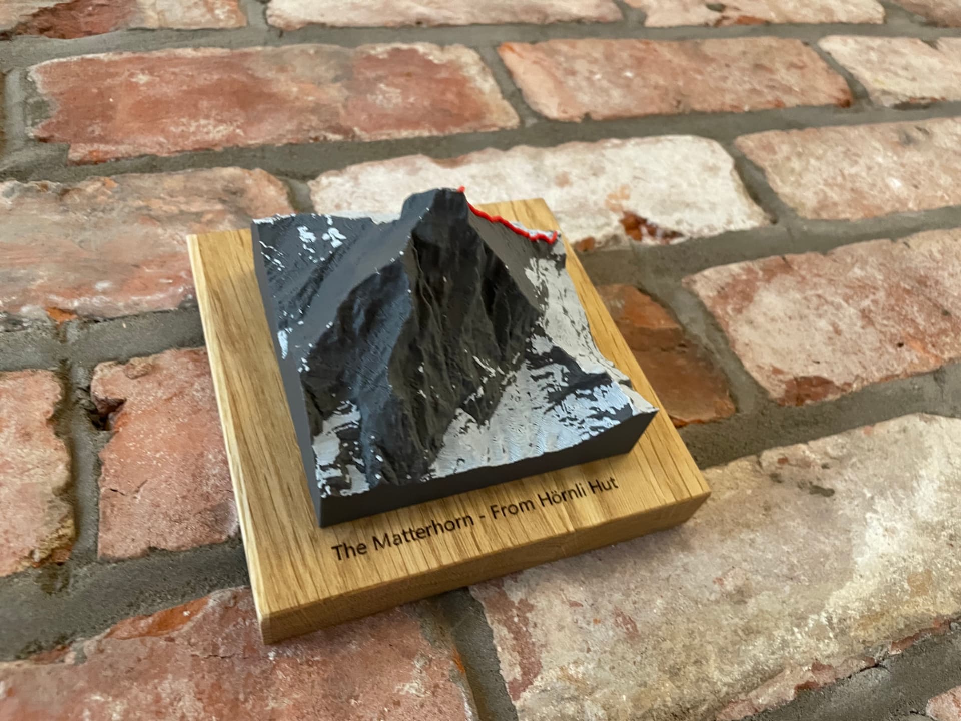 Matterhorn summit route, angled view